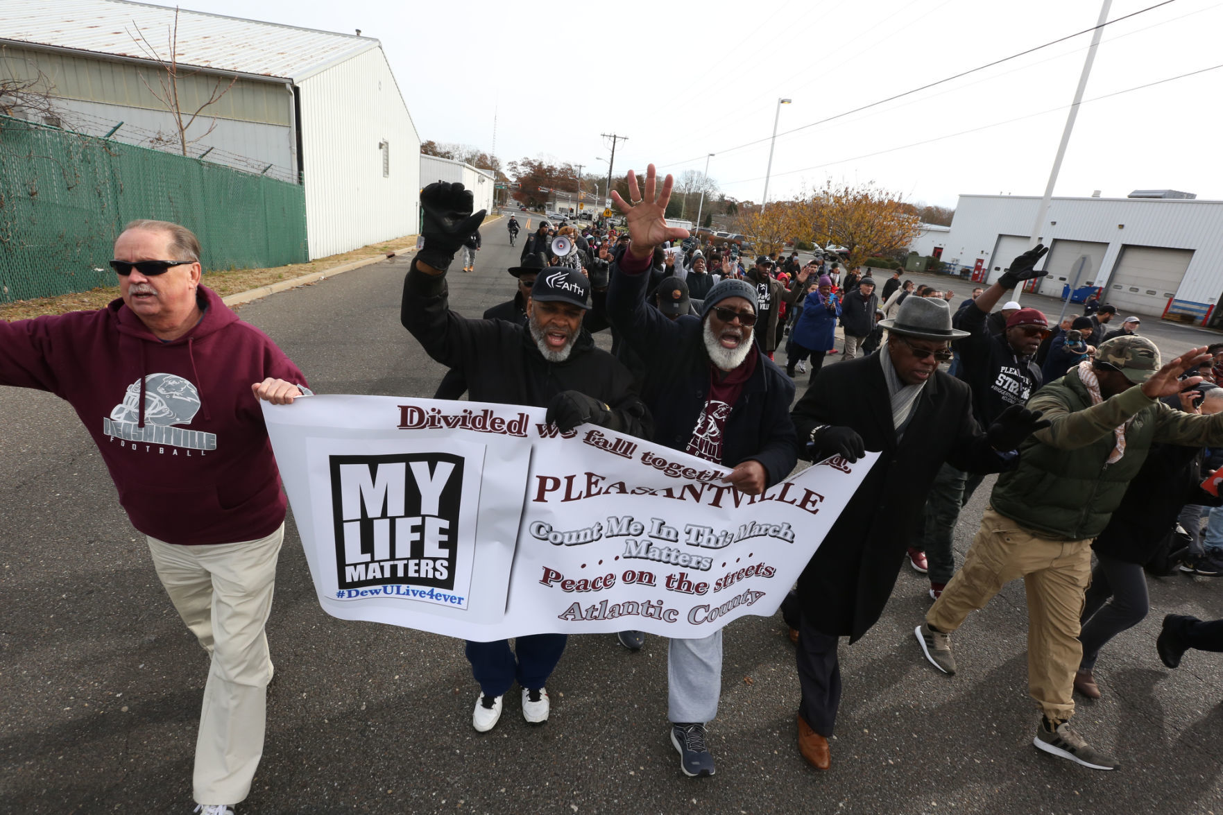 Pleasantville peace march